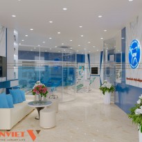 Thiết kế phòng khám nha khoa Đức Việt hiện đại 